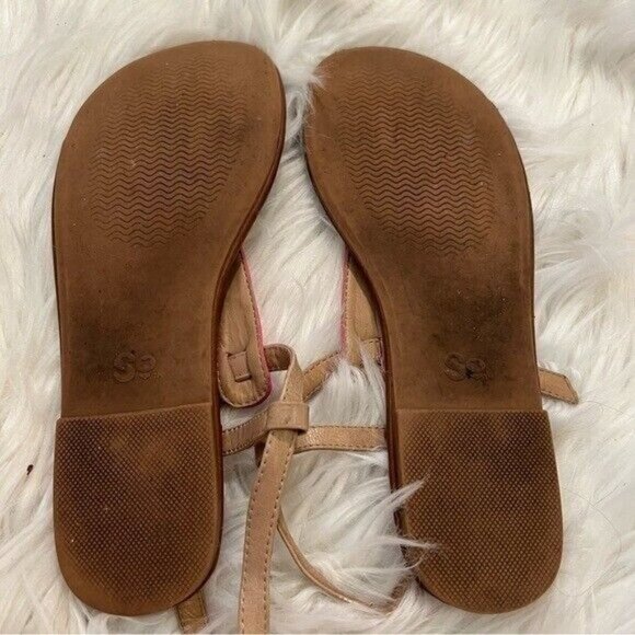 3 Pairs of Sandals Merona SO Braided White Tan Patent Pink - Picture 11 of 11